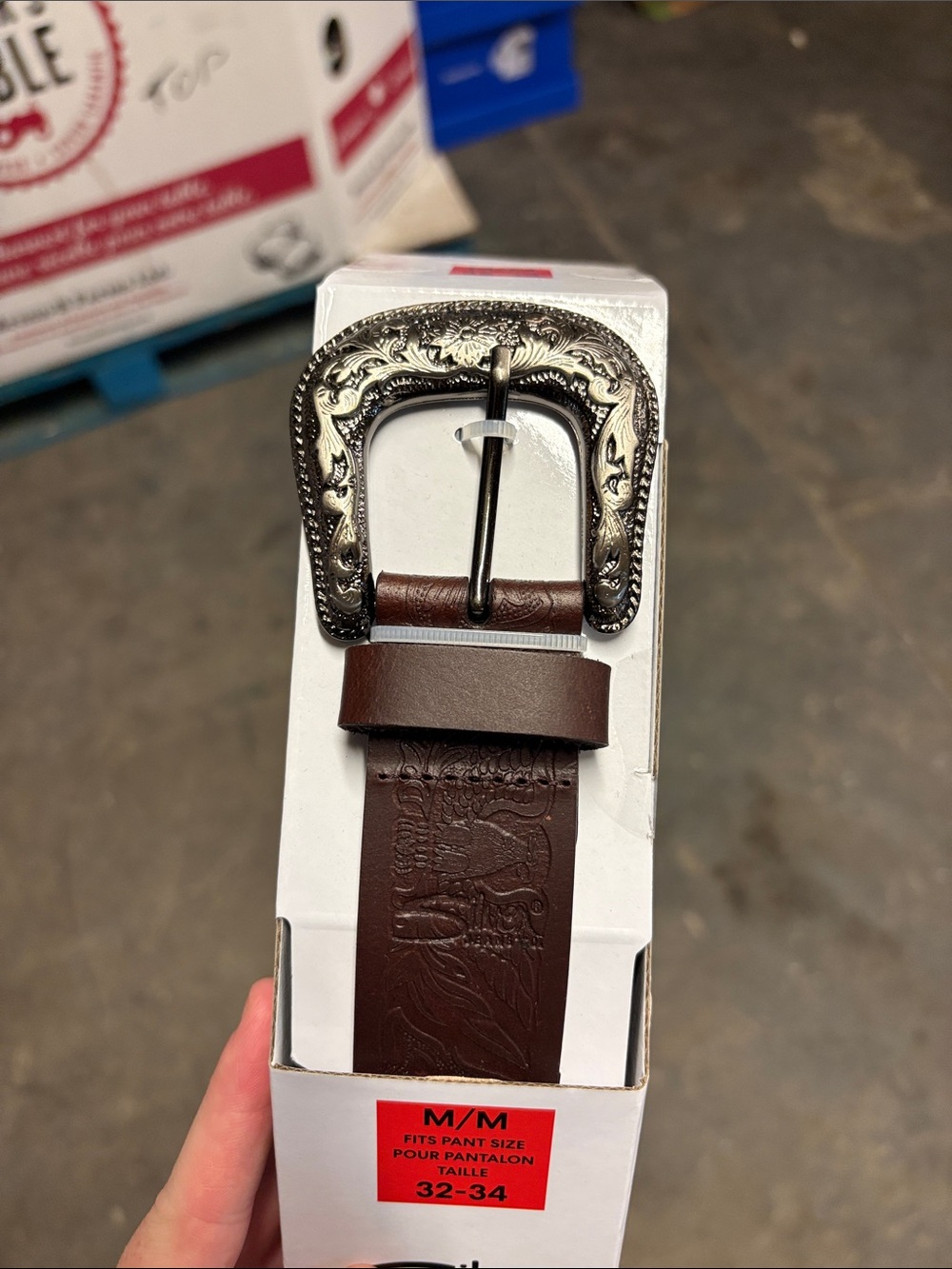 Men’s Silver Jean’s Belt